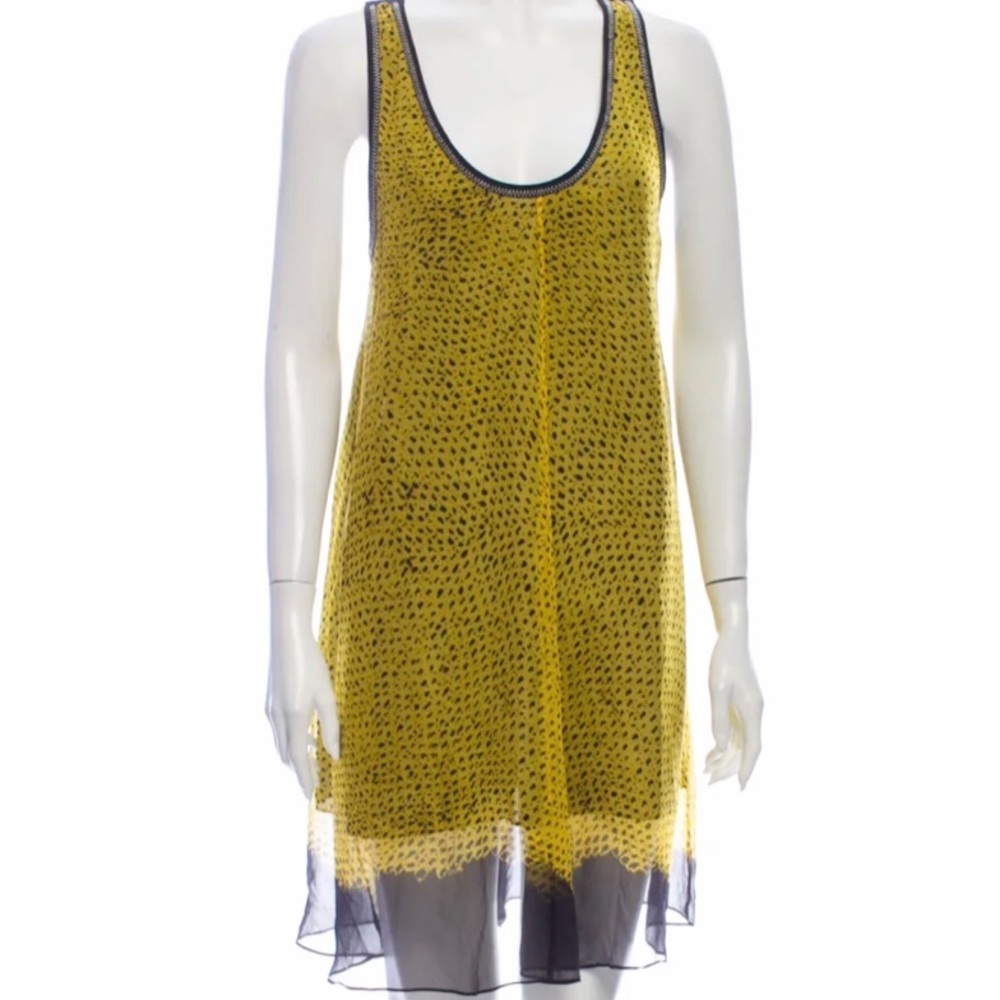 Proenza Schouler Printed Silk Shift Dress